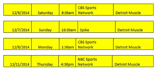 december-airdates