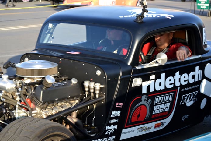 Bret giving rides in the 33