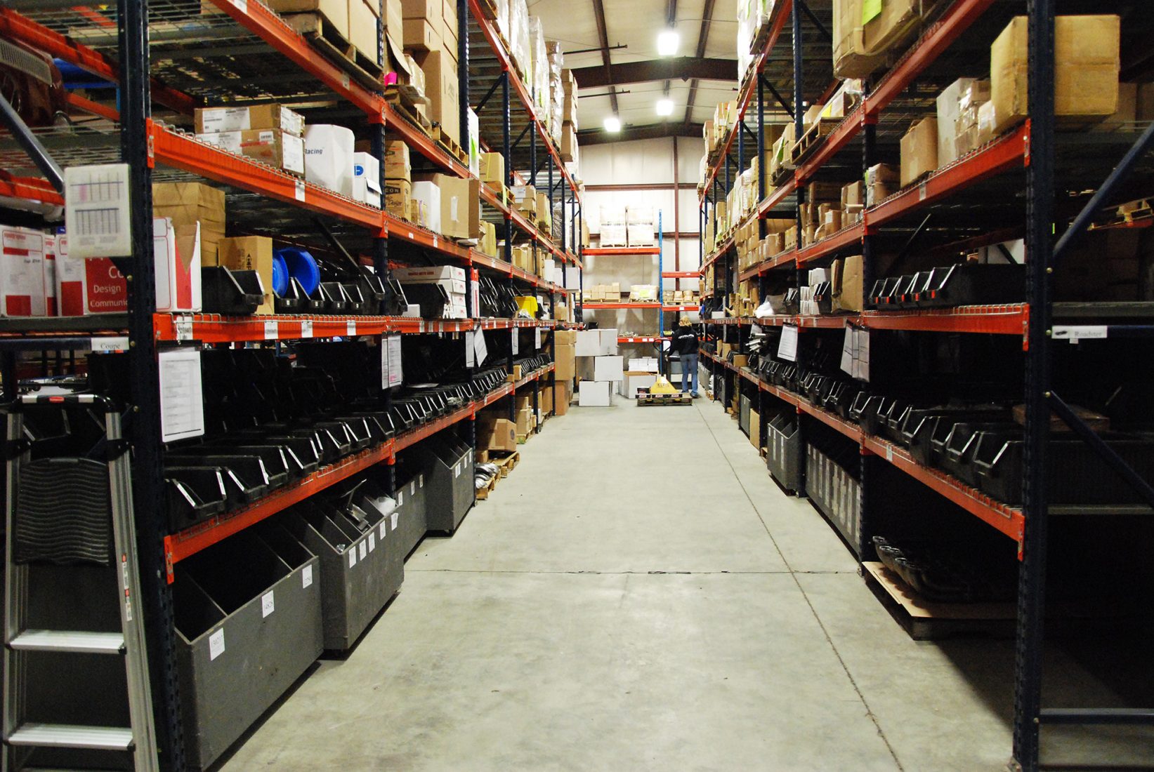 Our warehouse is well organized and over 4,500 SKUs have bar codes and specialized locations.