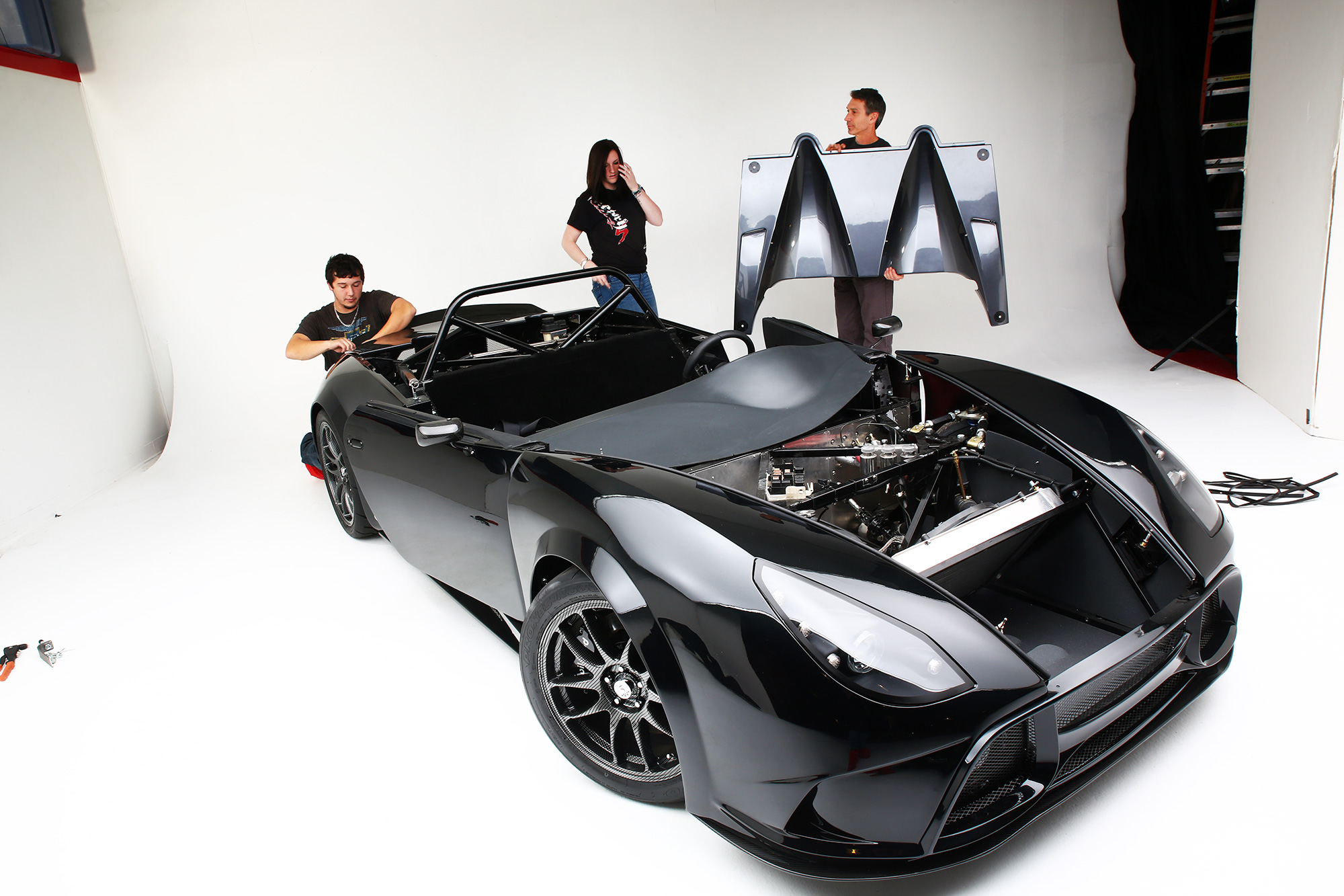 Black 818 Sports Car - Factory Five Racing