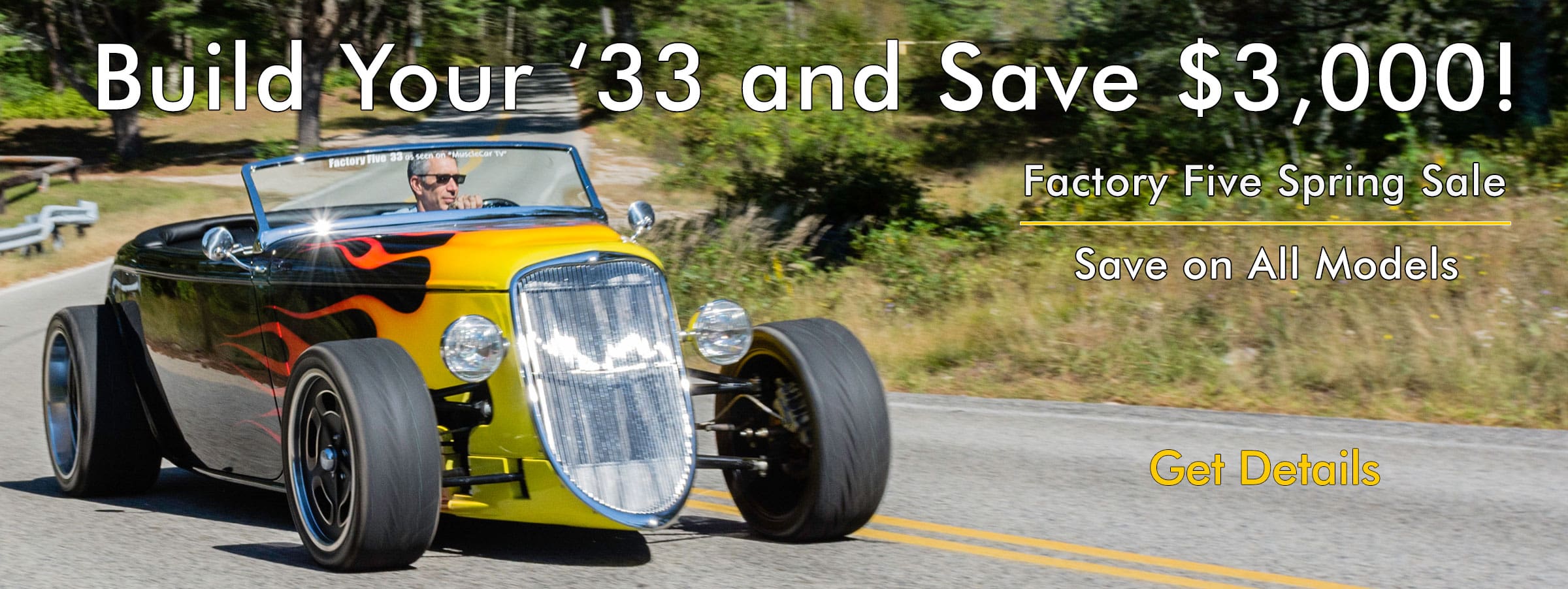 Build Your Own Car Roadster Hot Rod Supercar Factory Five Racing