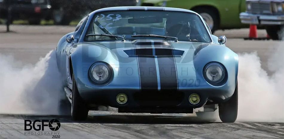 Lou's Coupe Rockets Down the Strip: 8.28 Seconds at 169 MPH