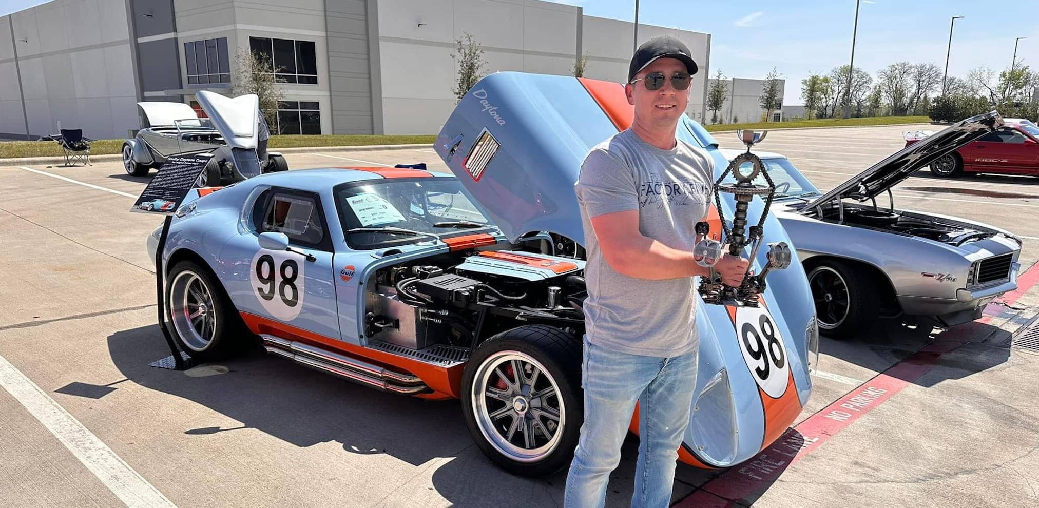 Ryan M. Wins with his Gulf Type 65 Coupe - Factory Five Racing